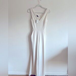 Express Ivory Jumpsuit, XS, NWT